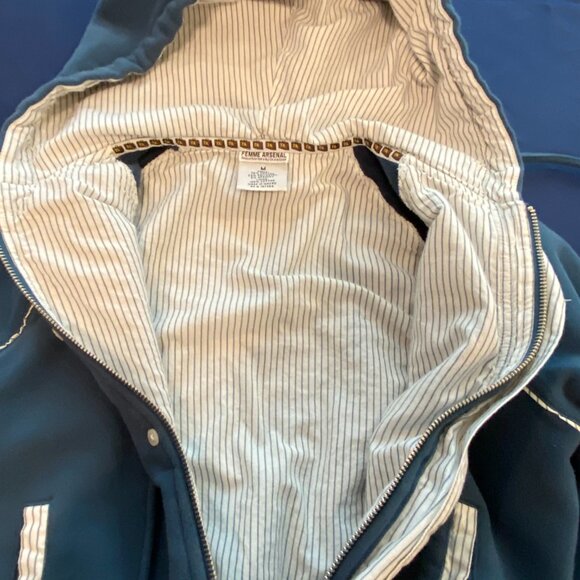 FEMME ARSENAL Embroided zip up hoodie - MEDIUM - Picture 3 of 6